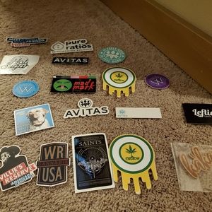 cannabis stickers